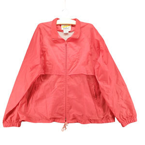 Catamount Trail Men's Windbreaker Jacket Red Large Full Zip Long Sleeve Logo